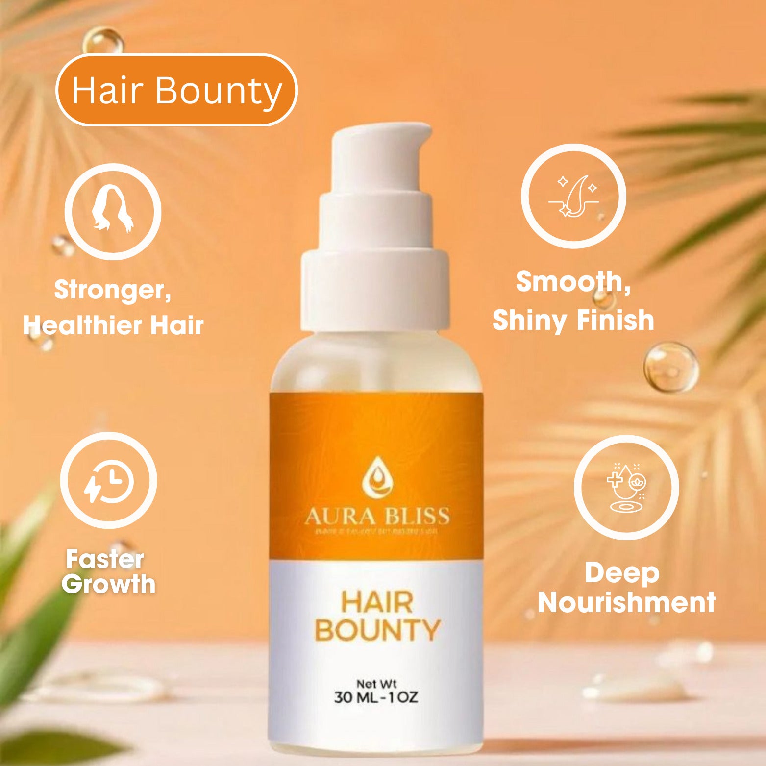 Aura Fix Total Restore Hair Serum - All in One Solution for Hair